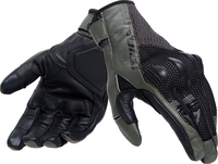 Dainese Karakum Ergo-Tek,  gloves,  color: Black/Dark Green,  size: M