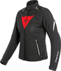 Dainese Laguna Seca 3,  textile jacket D-Dry women,  color: Black/Red/White,  size: 52