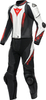Dainese Laguna Seca 5,  leather suit 2pcs.,  color: Black/White/Red,  size: 62