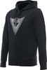 Dainese Logo,  zip hoodie,  color: Black/White,  size: 3XL