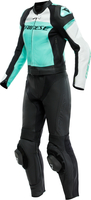 Dainese Mirage,  leather suit 2pcs. women,  color: Black/Red/White,  size: 82