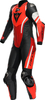 Dainese Misano 3 D-air,  leather suit 1pcs. perforated women,  color: Black/Red/Neon-Red/White,  size: 54