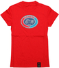 Dainese Moto 72,  t-shirt women,  color: Red,  size: XL