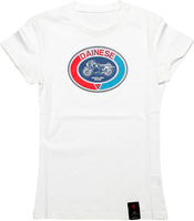Dainese Moto 72,  t-shirt women,  color: White,  size: L