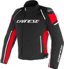 Dainese Racing 3,  textile jacket D-Dry,  color: Black/Black/Red,  size: 54