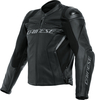 Dainese Racing 4,  leather jacket,  color: Black/Black,  size: 64