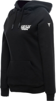 Dainese Racing,  hoodie women,  color: Black/White,  size: XL