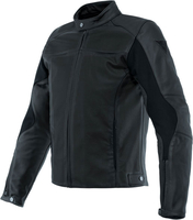 Dainese Razon 2,  leather jacket perforated,  color: Black,  size: 56