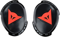 Dainese RSS 4.0,  knee slider kit,  color: Black/Neon-Red,  size: One Size