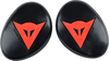 Dainese RSS 4.0,  knee sliders,  color: Black/Neon-Red,  size: One Size