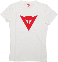 Dainese Speed Demon,  t-shirt women,  color: White/Red,  size: L