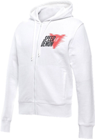 Dainese Speed Demon Veloce,  zip hoodie,  color: White/Red/Black,  size: M