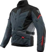 Dainese Tempest 3 D-Dry,  textile jacket waterproof,  color: Grey/Black/Red,  size: 50