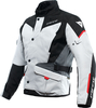 Dainese Tempest 3 D-Dry,  textile jacket waterproof,  color: Light Grey/Black/Grey/Red,  size: 44