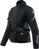 Dainese Tempest 3 D-Dry,  textile jacket waterproof women,  color: Black/Black/Dark Grey,  size: 52