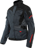 Dainese Tempest 3 D-Dry,  textile jacket waterproof women,  color: Dark Grey/Black/Red,  size: 48