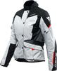 Dainese Tempest 3 D-Dry,  textile jacket waterproof women,  color: Light Grey/Black/Grey/Red,  size: 50