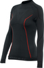 Dainese Thermo,  functional shirt longsleeve women,  color: Black/Red,  size: XS/S