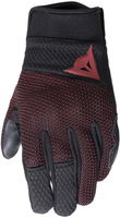 Dainese Torino,  gloves women,  color: Black/Red,  size: L
