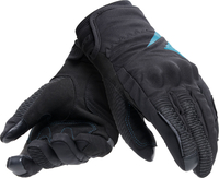 Dainese Trento,  gloves D-Dry women,  color: Black/Turquoise,  size: XL