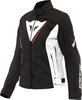 Dainese Veloce D-Dry,  textile jacket waterproof women,  color: Black/White/Red,  size: 48