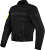 Dainese VR46 Grid Air,  textile jacket,  color: Black/Neon-Yellow,  size: 56