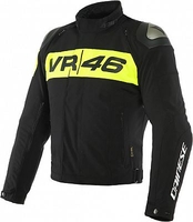Dainese VR46 Podium D-Dry,  textile jacket waterproof