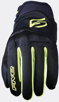 Five Globe Evo,  gloves,  color: Black/Neon-Yellow,  size: S