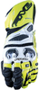Five RFX Race,  gloves,  color: White/Neon-Yellow/Black/Red,  size: 3XL