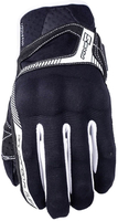 Five RS3,  gloves,  color: Black/White,  size: M