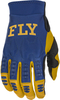 Fly Racing Evolution S23,  gloves,  color: Dark Blue/Gold,  size: XL