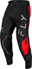 Fly Racing Evolution,  textile pants,  color: Black/Red,  size: 32