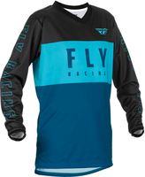 Fly Racing F-16,  jersey women,  color: Blue/Turquoise/Black,  size: S