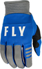 Fly Racing F-16 S23,  gloves kids,  color: Blue/Grey,  size: YM