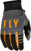 Fly Racing F-16 S23,  gloves kids,  color: Grey/Black/Orange,  size: YL