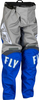 Fly Racing F-16 S23,  textile pants kids,  color: Grey/Blue,  size: 24