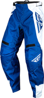 Fly Racing F-16 S24,  textile pants,  color: Blue/White,  size: 30