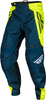 Fly Racing F-16 S24,  textile pants,  color: Dark Blue/Neon-Yellow,  size: 34