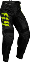 Fly Racing F-16 S24,  textile pants kids,  color: Black/Neon-Green,  size: 26