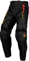 Fly Racing F-16 S24,  textile pants kids,  color: Black/Orange,  size: 20