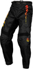 Fly Racing F-16 S24,  textile pants kids,  color: Black/Orange,  size: 24