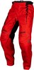 Fly Racing F-16 S24,  textile pants kids,  color: Red/Black,  size: 26