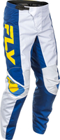 Fly Racing F-16 S25,  textile pants,  color: White/Blue/Yellow,  size: 36
