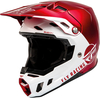 Fly Racing Formula CC Centrum,  motocross helmet,  color: Red/White,  size: XL