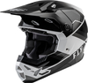 Fly Racing Formula CP Rush,  motocross helmet,  color: Grey/White/Black,  size: XL