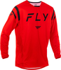 Fly Racing Kinetic Center,  jersey,  color: Red/Black,  size: L