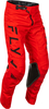 Fly Racing Kinetic Center,  textile pants,  color: Red/Black,  size: 36