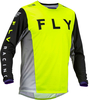 Fly Racing Kinetic Kore,  jersey,  color: Neon-Yellow/Black/Grey,  size: XXL