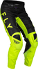 Fly Racing Kinetic Kore,  textile pants,  color: Neon-Yellow/Black,  size: 40