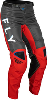 Fly Racing Kinetic Kore,  textile pants,  color: Red/Grey,  size: 40